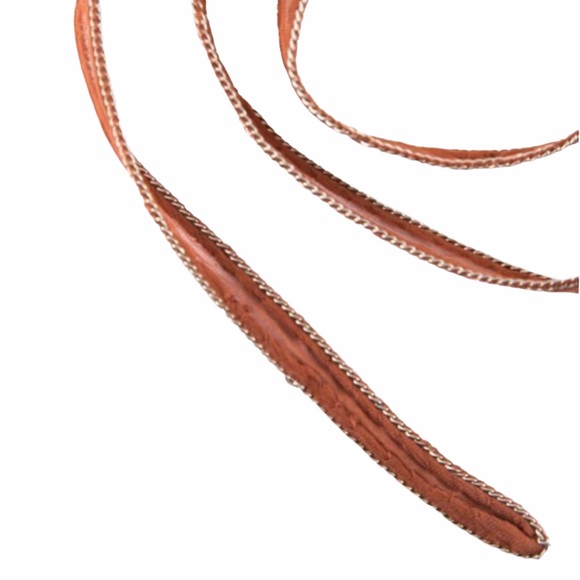 new last1 ❉ Chan Luu ❉ Chiffon Necklace ❉ Cognac - Picture 9 of 11